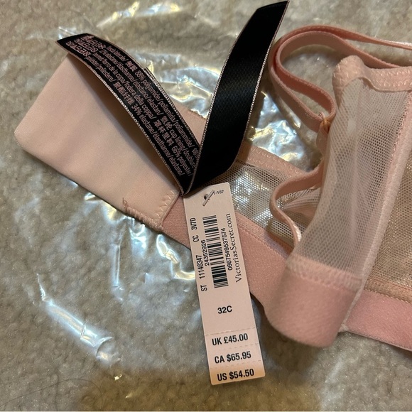 Victoria Secret Very Sexy push up bra in Pale Pink Size 32C - Picture 4 of 5